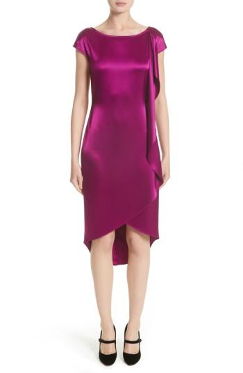 Women's St. John Collection Liquid Satin Dress