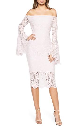 Women's Bardot Solange Corded Lace Sheath Dress - Purple