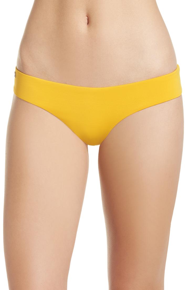 Women's Maaji Mellow Yellow Sublime Leaf Reversible Bikini Bottoms