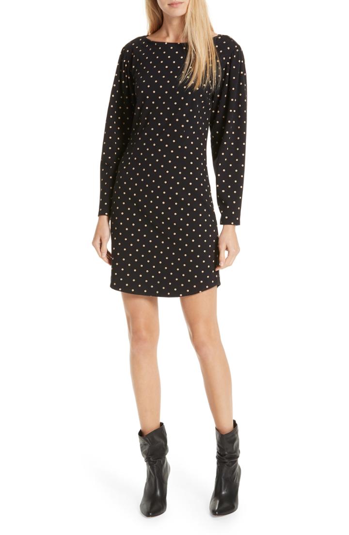 Women's Cece Moss Crepe Bow Shift Dress - Blue