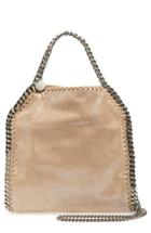 Stella Mccartney 'mini Falabella' Faux Leather Crossbody Bag - Brown