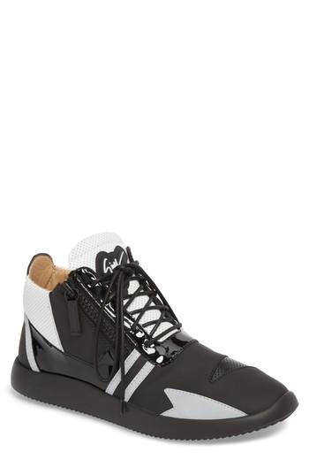Men's Giuseppe Zanotti High Top Sneaker Us / 40eu - Black
