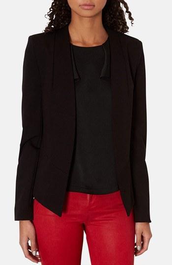 Topshop 'georgia' Collarless