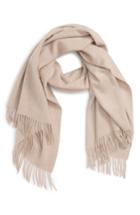 Women's Nordstrom Collection Oversize Cashmere Wrap, Size - Beige