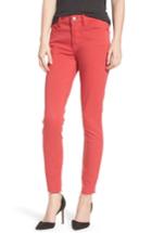 Women's Frame Le High Skinny Raw Edge Jeans - Red
