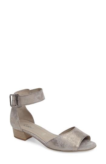 Women's Gabor Ankle Strap Sandal M - Beige