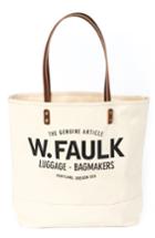 Men's Wood & Faulk Grocery Getter Tote Bag - Beige
