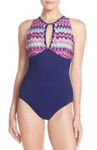 Women's Profile By Gottex High Neck One-piece Swimsuit