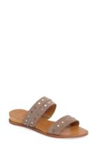 Women's Dolce Vita Pacey Studded Wedge Sandal .5 M - Brown