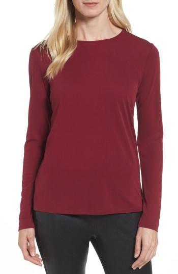 Women's Eileen Fisher Silk Knit Top - Green