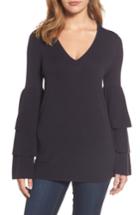 Women's Chelsea28 Tiered Sleeve Sweater, Size - Blue