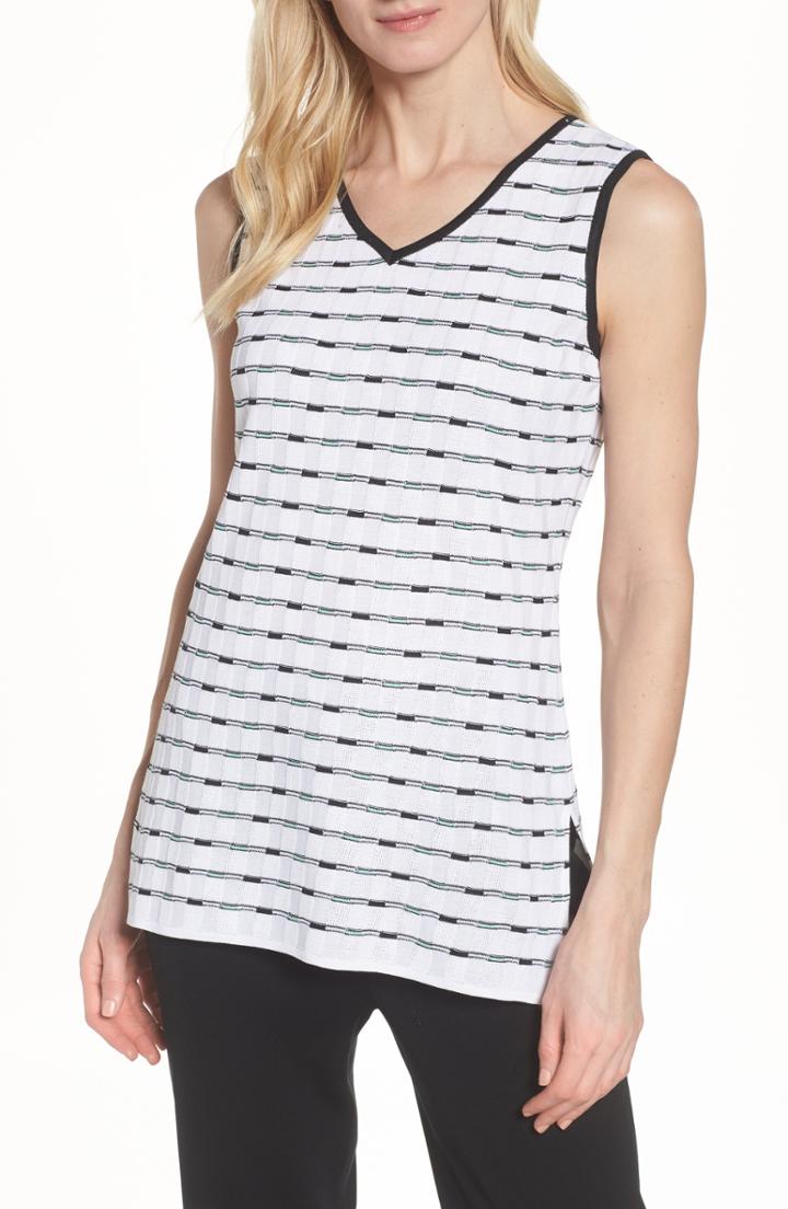 Women's Ming Wang Stripe Long Tank