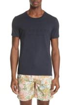 Men's Burberry Martford Logo T-shirt - Blue