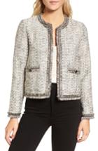 Women's Cupcakes And Cashmere Belicia Tweed Jacket - Ivory