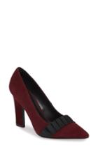 Women's Donald Pliner Grace Ruffle Pump .5 M - Purple