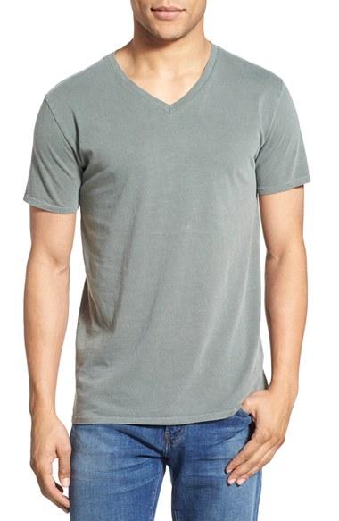 Men's Original Paperbacks 'south Sea' V-neck T-shirt - Green
