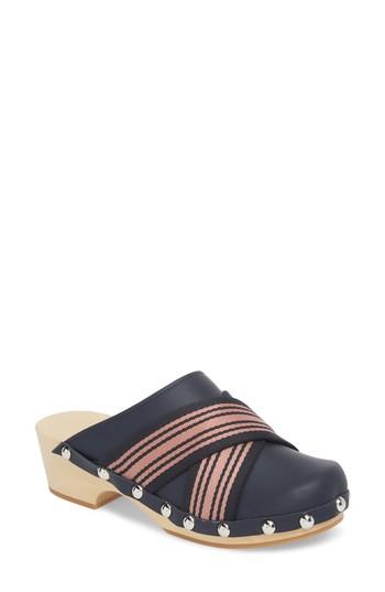 Women's Hunter Webbing Crisscross Clog M - Blue