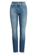 Women's Mother The Looker High Waist Frayed Ankle Jeans