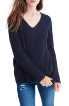 Women's Madewell Woodside Pullover Sweater, Size - Blue