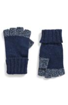 Men's Barbour Runshaw Fingerless Gloves, Size - Blue