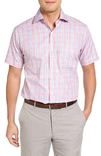 Men's Peter Millar Summertime Glen Plaid Sport Shirt