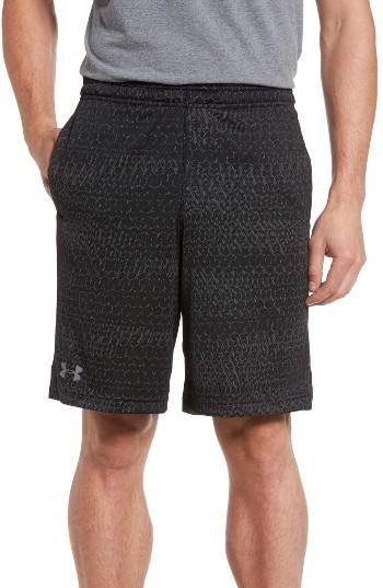 Men's Under Armour Raid Jacquard Shorts - Black