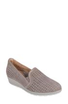 Women's Earth Juniper Perforated Slip-on Wedge M - Grey
