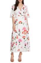 Women's Willow & Clay Print Wrap Maxi Dress, Size - White