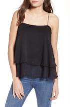 Women's Leith Tiered Chiffon Camisole - Black
