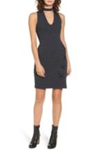 Women's Wayf Monica Choker Neck Sweater Dress - Grey