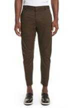 Men's Lanvin Round Cut Cotton Biker Pants Eu - Blue
