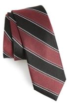 Men's The Tie Bar Stripe Silk Tie, Size - Red