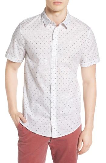 Men's 1901 Star Print Woven Shirt - White