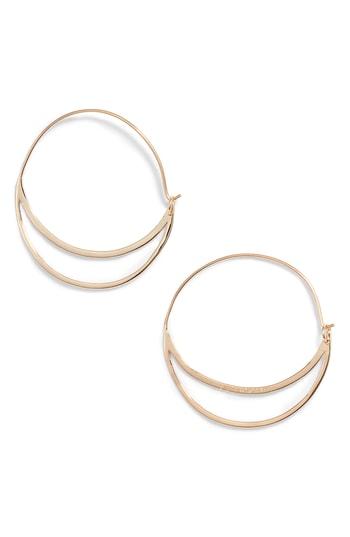 Women's Sterling Forever Delicate Double Hoop Earrings