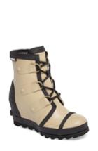 Women's Sorel Joan Wedge Rain Boot .5 M - Beige