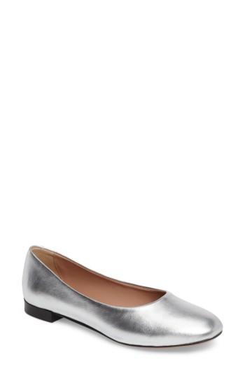 Women's Lewit Gemma Ballerina Flat Us / 35eu - Metallic