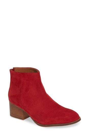 Women's Seychelles Floodplain Block Heel Bootie M - Red