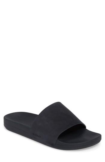 Men's Brand Black Reza Slide Sandal M - Blue
