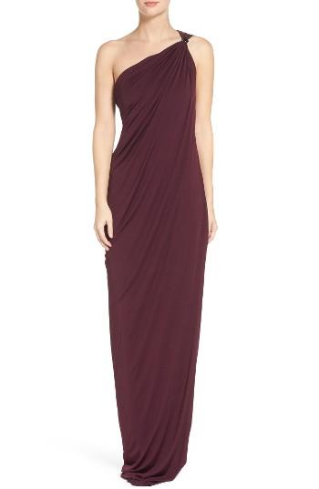 Women's Halston Heritage One-shoulder Gown