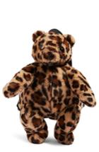 Topshop Faux Fur Teddy Bear Backpack - Brown