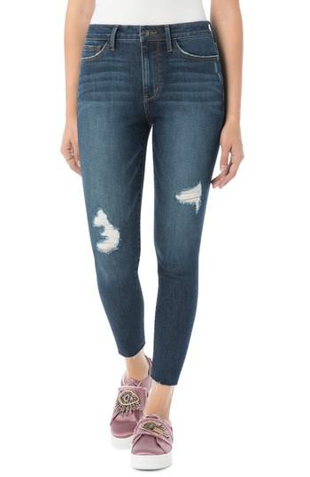Women's Sam Edelman Kitten Ripped Skinny Ankle Jeans - Blue