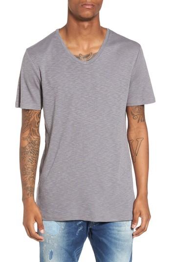 Men's Treasure & Bond Capitola V-neck T-shirt, Size - Grey