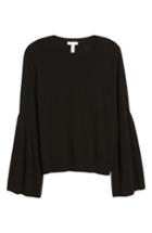 Women's Leith Bell Sleeve Sweater - Black