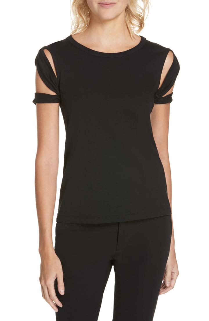 Women's Helmut Lang Bondage Sleeve Tee
