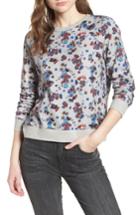 Women's Rebecca Minkoff Tossed Floral Sweatshirt, Size - Grey