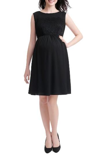 Women's Kimi And Kai Sade Lace & Mesh Maternity Dress