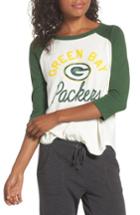 Women's Junk Food Nfl Green Bay Packers Raglan Tee