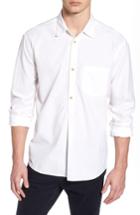 Men's French Connection Relaxed Fit Sport Shirt - White