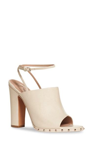 Women's Valentino 'soul Stud' Peep Toe Sandal