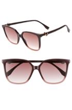 Women's Fendi 57mm Sunglasses - Cherry